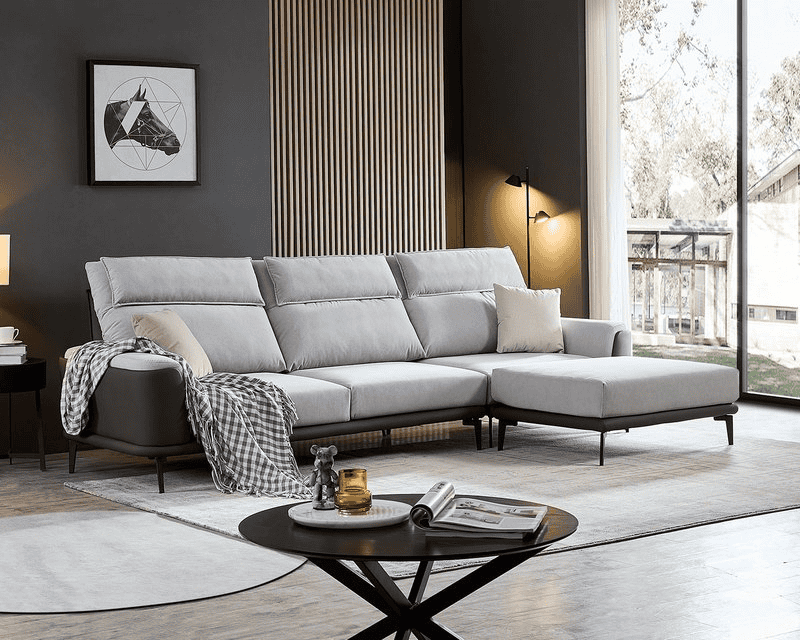 YKS 勞倫斯 L 型貓抓布沙發是網友公認壽命最長的貓抓皮沙發之一