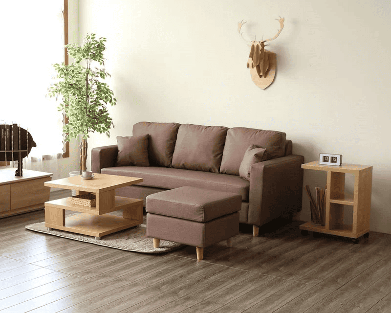 平價、耐用、好清潔的貓抓皮沙發推薦 - YKS 日清 L 型貓抓皮沙發